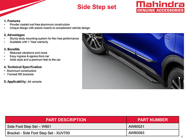 അകം പുറം മോടിയാക്കാൻ ധാരാളം ആക്സസറി പാക്കേജുകളും, XUV700 എസ്യുവി ഉടൻ നിരത്തുകളിലേക്ക് അകം പുറം മോടിയാക്കാൻ ധാരാളം ആക്സസറി പാക്കേജുകളും, XUV700 എസ്യുവി ഉടൻ നിരത്തുകളിലേക്ക്