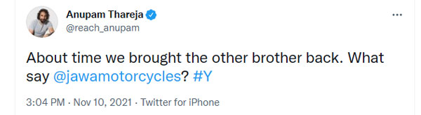 ക്ലാസിക് ലെജന്‍ഡ് Yezdi-യുടെ തിരിച്ചുവരവിന് വഴിയൊരുങ്ങുന്നു; കൈപിടിച്ച് Jawa