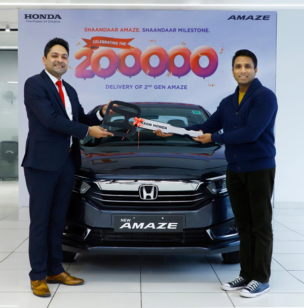 Honda-യെ ഞെട്ടിച്ച് Amaze; വില്‍പ്പന രണ്ട ലക്ഷം പിന്നിട്ട് മുന്നോട്ട്