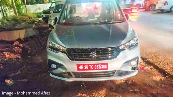 യാതൊരു മറവുകളുമില്ലാതെ ക്യാമറയിൽ കുടുങ്ങി പുതുതലമുറ Maruti Ertiga