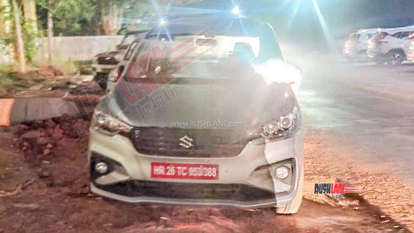 യാതൊരു മറവുകളുമില്ലാതെ ക്യാമറയിൽ കുടുങ്ങി പുതുതലമുറ Maruti Ertiga