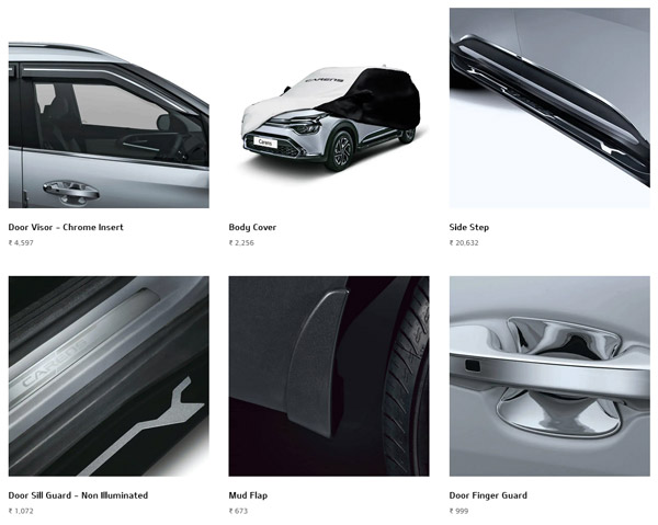 Carens എംപിവിയെ കൂടുതൽ മോടിയാക്കാൻ ആക്‌സസറികളും പരിചയപ്പെടുത്തി Kia Motors