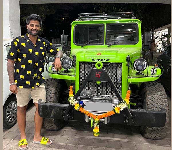 ഓഫ് റോഡുകളുടെ തോഴന്‍; നിസാൻ ജോംഗ സ്വന്തമാക്കി സൂര്യകുമാർ യാദവ്