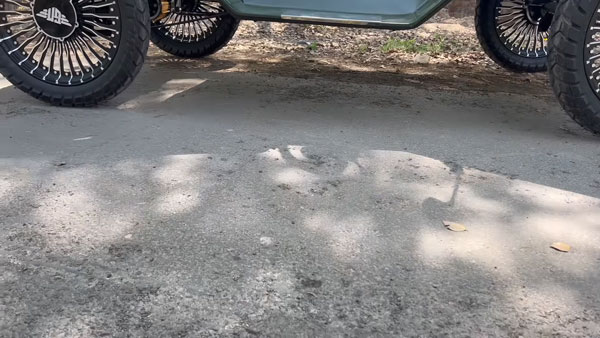 ആൾട്ടോ & ബുള്ളറ്റ് പാർട്സുകൾ ചേർത്ത് ഒരു അടിപോളി വിന്റേജ് ഇലക്ട്രിക് കാർ; വീഡിയോ