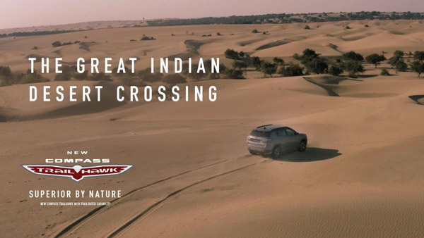 വീണ്ടും കരുത്ത് തെളിയിച്ച് Jeep; ഗ്രേറ്റ് ഇന്ത്യൻ ഡെസേർട്ട് ക്രോസ് ചെയ്ത ആദ്യ എസ്‌യുവിയായി Compass Trailhawk