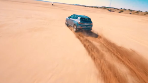 വീണ്ടും കരുത്ത് തെളിയിച്ച് Jeep; ഗ്രേറ്റ് ഇന്ത്യൻ ഡെസേർട്ട് ക്രോസ് ചെയ്ത ആദ്യ എസ്‌യുവിയായി Compass Trailhawk