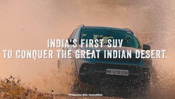 വീണ്ടും കരുത്ത് തെളിയിച്ച് Jeep; ഗ്രേറ്റ് ഇന്ത്യൻ ഡെസേർട്ട് ക്രോസ് ചെയ്ത ആദ്യ എസ്‌യുവിയായി Compass Trailhawk