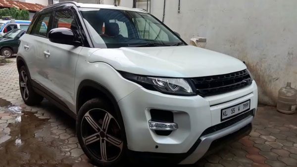 6 ലക്ഷം മുടക്കിയാല്‍ ഇത്തിരി ആഢംബരമാകാം; Vitara Brezza-യെ Range Rover Evoque ആക്കി മാറ്റിയത് ഇങ്ങനെ