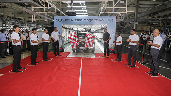 50,000 Magnite എസ്‌യുവികൾ നിർമിച്ച് നിസാന്റെ പടയോട്ടം, ബുക്കിംഗും ഒരു ലക്ഷം കടന്നു