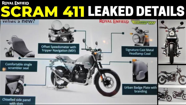 Royal Enfield Scram 411 നിരത്തുകളിലേക്ക്; അരങ്ങേറ്റം നാളെ Royal Enfield Scram 411 നിരത്തുകളിലേക്ക്; അരങ്ങേറ്റം നാളെ