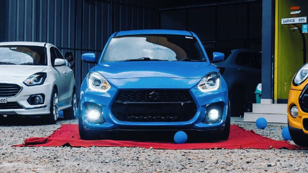 ബ്ലൂ ഷേഡിൽ അഗ്രസ്സീവ് & കൂൾ ലുക്കിൽ കസ്റ്റമൈസ്ഡ് Maruti Dzire