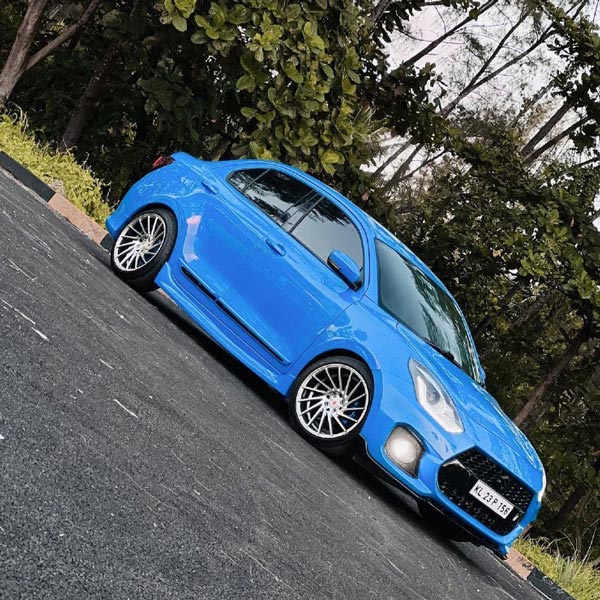 ബ്ലൂ ഷേഡിൽ അഗ്രസ്സീവ് & കൂൾ ലുക്കിൽ കസ്റ്റമൈസ്ഡ് Maruti Dzire