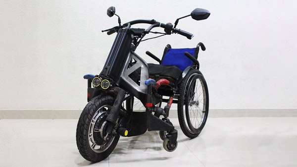 ഭിന്നശേഷിക്കാക്കായി ഇലക്‌ട്രിക് വീൽചെയർ മോട്ടോർസൈക്കിൾ നിർമിച്ച് നിയോ മോഷൻ, വില 94,900 രൂപ