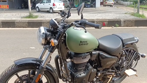 Meteor 350 ക്രൂയിസറിലേക്ക് പുതിയ മാറ്റ് ഗ്രീൻ കളർ ഓപ്ഷൻ അവതരിപ്പിക്കാൻ തയാറെടുത്ത് Royal Enfield Meteor 350 ക്രൂയിസറിലേക്ക് പുതിയ മാറ്റ് ഗ്രീൻ കളർ ഓപ്ഷൻ അവതരിപ്പിക്കാൻ തയാറെടുത്ത് Royal Enfield