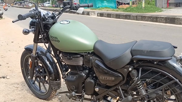 Meteor 350 ക്രൂയിസറിലേക്ക് പുതിയ മാറ്റ് ഗ്രീൻ കളർ ഓപ്ഷൻ അവതരിപ്പിക്കാൻ തയാറെടുത്ത് Royal Enfield Meteor 350 ക്രൂയിസറിലേക്ക് പുതിയ മാറ്റ് ഗ്രീൻ കളർ ഓപ്ഷൻ അവതരിപ്പിക്കാൻ തയാറെടുത്ത് Royal Enfield