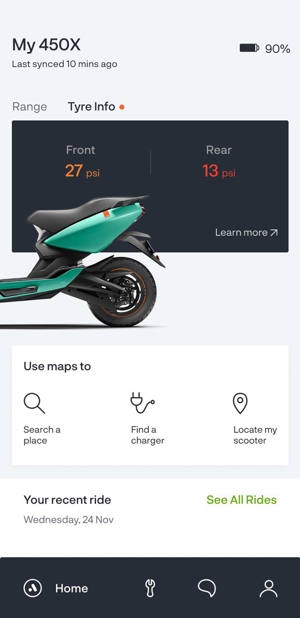 Ather ഇലക്‌ട്രിക് സ്‌കൂട്ടറുകളിൽ ഇനി TPMS സംവിധാനവും, സ്വന്തമാക്കാൻ മുടക്കേണ്ടത് 5,000 രൂപ