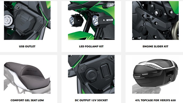 ടൂറിംഗ് കൂടുതൽ സുഖകരമാക്കാം, പുത്തൻ Versys 650 മോഡലിനായി ആക്‌സസറികളും അവതരിപ്പിച്ച് Kawasaki