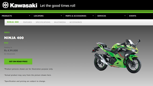 മാറ്റങ്ങളോടെ ബിഎസ് VI Ninja 400 അവതരിപ്പിച്ച് Kawasaki; വില 4.99 ലക്ഷം രൂപ
