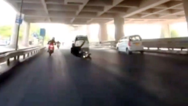 Mahindra Scorpio -ൽ സിനിമ സ്റ്റൈൽ ഹിറ്റ് ആന്റ് റൺ! ഒരു നിമിഷത്തെ കോപത്തിന് ഉടമയ്ക്ക് എട്ടിന്റെ പണി