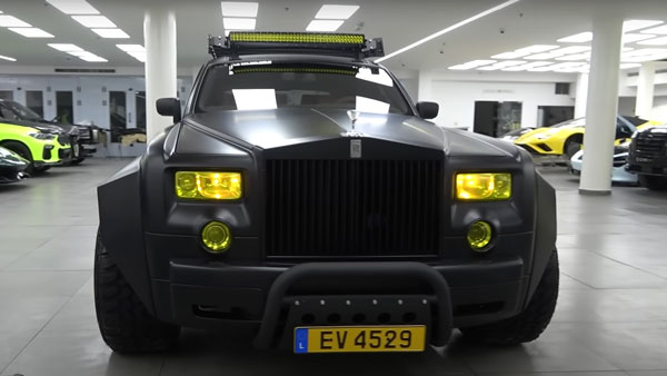 ക്രേസി & ബോൾഡ് ലുക്കിൽ ലോകത്തിലെ ആദ്യ Rolls Royce Phantom 6x6