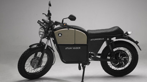 പൂര്‍ണ ചാര്‍ജില്‍ 100 കിലോമാറ്റര്‍ റേഞ്ച്; Atum Vader ഇലക്ട്രിക് മോട്ടോര്‍സൈക്കിള്‍ വിപണിയില്‍