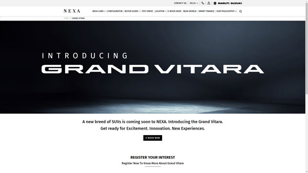 പ്രാരംഭ വില 9.50 ലക്ഷം? പുത്തൻ ഗ്രാൻഡ് വിറ്റാര എസ്‌യുവി വാങ്ങാൻ ഇതുപോരെ കാരണം