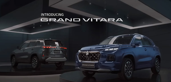 Grand Vitara-യുടെ പരസ്യ വീഡിയോയുമായി Maruti; വീഡിയോ കാണാം
