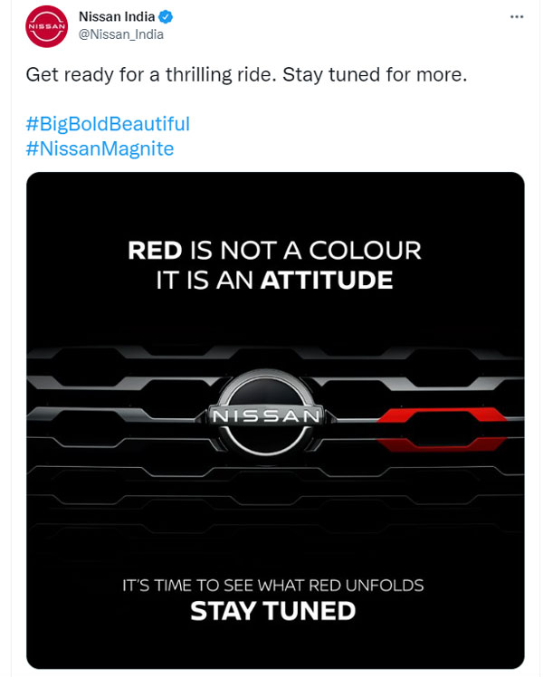 ചുവപ്പണിഞ്ഞ് Magnite; പുത്തൻ റെഡ് എഡീഷനുമായി Nissan