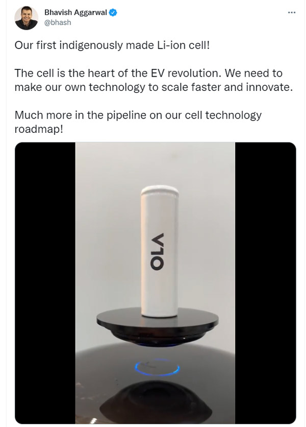 വെറും വാക്കല്ലെന്നേ...!! രാജ്യത്തെ ഏറ്റവും സ്പോർട്ടി ഇലക്ട്രിക് കാർ നിർമ്മിക്കും എന്ന് Ola CEO