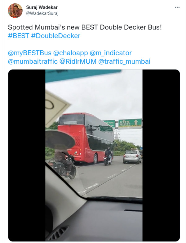 മുംബൈയിൽ ഇനി ഡബിൾ ഡക്കർ ബസിൽ കറങ്ങാം