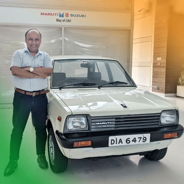  തിരുമ്പി വന്തിട്ടേന്‍; ഇന്ത്യയിലെ ആദ്യത്തെ Maruti 800 ഇനി മാരുതി സുസുക്കി ആസ്ഥാനത്തുണ്ടാകും