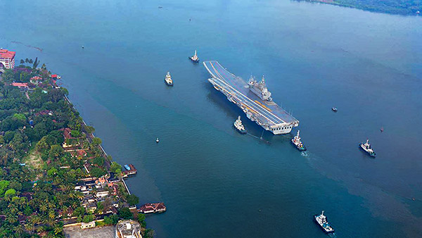 തദ്ദേശീയമായി നിര്‍മിച്ച ആദ്യ വിമാനവാഹിനി യുദ്ധക്കപ്പൽ INS വിക്രാന്ത്; അറിയാം ചരിത്രം