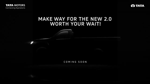 പിക്കപ്പ് ശ്രേണിയിലും നവീകരിക്കാനൊരുങ്ങി Tata; ടീസര്‍ ചിത്രം ഇതാ