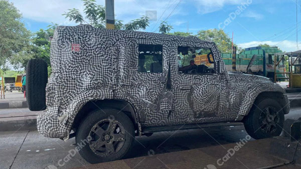 പരീക്ഷണയോട്ടത്തിനിറങ്ങി Mahindra Thar 5 ഡോര്‍; കൂടുതല്‍ വിവരങ്ങള്‍ പുറത്ത്