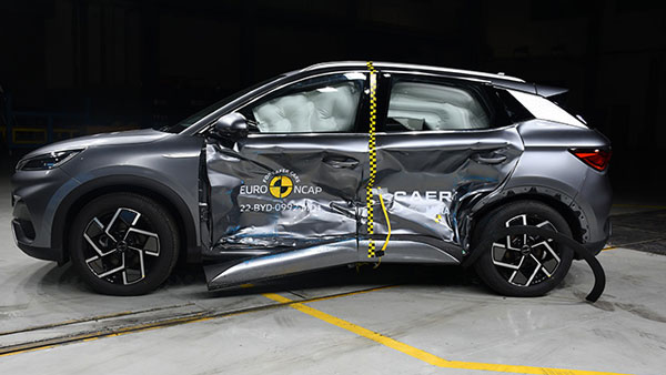 ഇടിക്കൂട്ടിലും സ്റ്റാർ തന്നെ, യൂറോ NCAP ക്രാഷ് ടെസ്റ്റിൽ 5 സ്റ്റാർ സേഫ്റ്റി റേറ്റിംഗുമായി BYD Atto 3