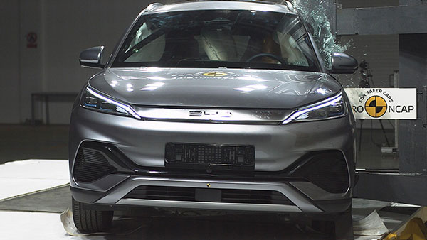 ഇടിക്കൂട്ടിലും സ്റ്റാർ തന്നെ, യൂറോ NCAP ക്രാഷ് ടെസ്റ്റിൽ 5 സ്റ്റാർ സേഫ്റ്റി റേറ്റിംഗുമായി BYD Atto 3