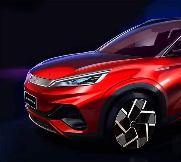 Atto 3 ഇലക്ട്രിക് എസ്‌യുവിയുടെ ലോഞ്ച് നാളെ; ഡിസൈന്‍ സ്‌കെച്ചുകള്‍ പങ്കുവെച്ച് BYD
