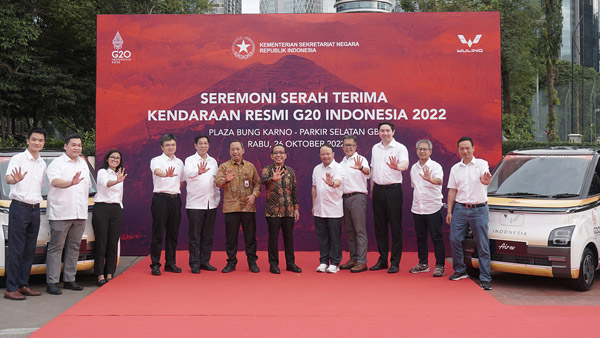 G20 ഉച്ചകോടിയുടെ ഔദ്യോഗിക വാഹനമായി വുലിംഗ് എയർ ഇവി