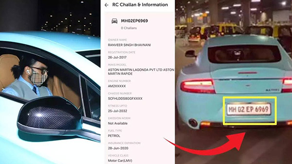 രണ്‍വീര്‍ സിംഗ് കറങ്ങുന്നത് ഇന്‍ഷൂറന്‍സ് കഴിഞ്ഞ കാറിലെന്ന് സോഷ്യല്‍ മീഡിയ; സത്യാവസ്ഥ ഇതാണ് 