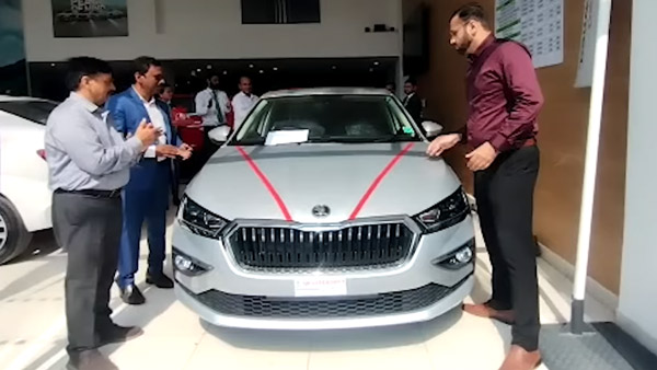 Skoda Slavia-ക്ക് പാര്‍ക്കിങ്ങിൽ തീപിടിച്ചു; 4 മാസത്തിന് ശേഷം ഉടമക്ക് പുത്തൻ കാർ 