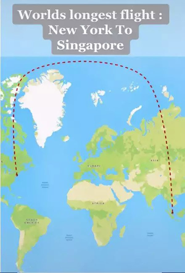 ലോകത്തിലെ ഏറ്റവും ദൈര്ഘ്യമേറിയ വിമാനം പറക്കുന്നത് 'വളഞ്ഞ' റൂട്ടിൽ; പിന്നിലെ ഗുട്ടന്സ് അറിയാം ലോകത്തിലെ ഏറ്റവും ദൈര്ഘ്യമേറിയ വിമാനം പറക്കുന്നത് 'വളഞ്ഞ' റൂട്ടിൽ; പിന്നിലെ ഗുട്ടന്സ് അറിയാം