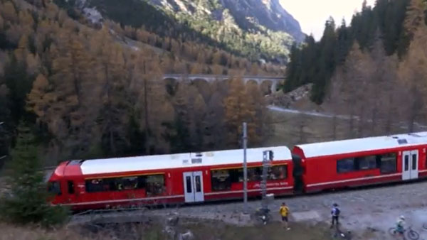 2 കി.മീ നീളം, 100 കോച്ചുകൾ; ഏറ്റവും നീളം കൂടിയ പാസഞ്ചർ ട്രെയിൻ ഓടിച്ച് സ്വിറ്റ്സർലൻഡ്