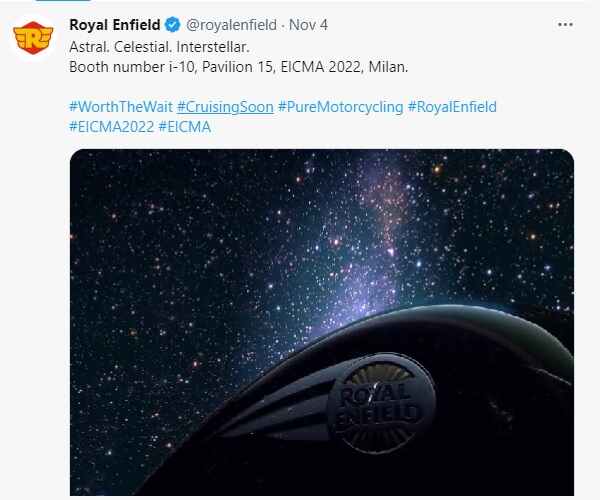 650 ക്രൂയിസര് മോട്ടോര്സൈക്കിളിന്റെ ടീസറുമായി Roya Enfield; കൂടുതല് വിവരങ്ങള് ഇതാ 650 ക്രൂയിസര് മോട്ടോര്സൈക്കിളിന്റെ ടീസറുമായി Roya Enfield; കൂടുതല് വിവരങ്ങള് ഇതാ