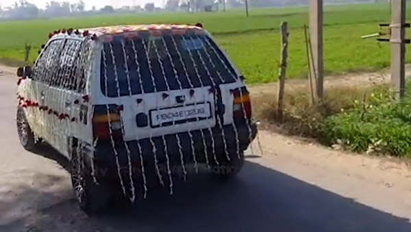 ലക്ഷ്വറി കാര്‍ വേണ്ട, വിവാഹത്തിന് അച്ഛന്റെ മാരുതി 800 മതിയെന്ന് വരന്‍; അനുകരണീയമെന്ന് നെറ്റിസണ്‍സ്