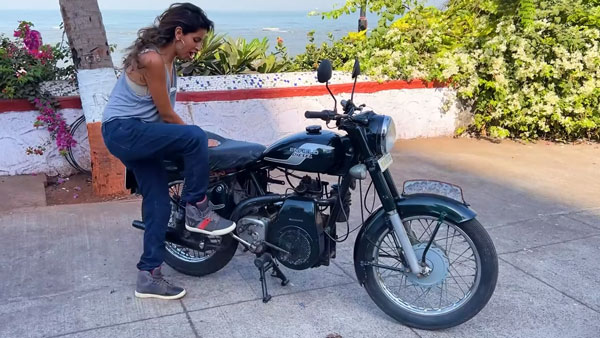 ഫുൾ ടാങ്കിൽ 900 കിലോമീറ്റർ വരെ ഓടിക്കാം, വൈറലായി പഴഞ്ചൻ എൻഫീൽഡ് ബൈക്ക്