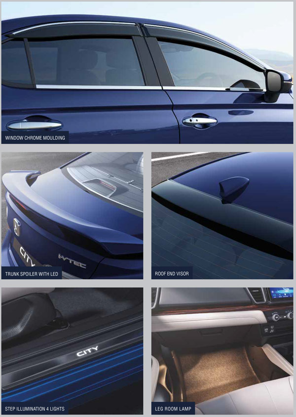 പുത്തൻ സിറ്റിയെ കൂടുതൽ മോടിയാക്കാം, ആക്‌സസറി പാക്കേജുമായി ഹോണ്ട