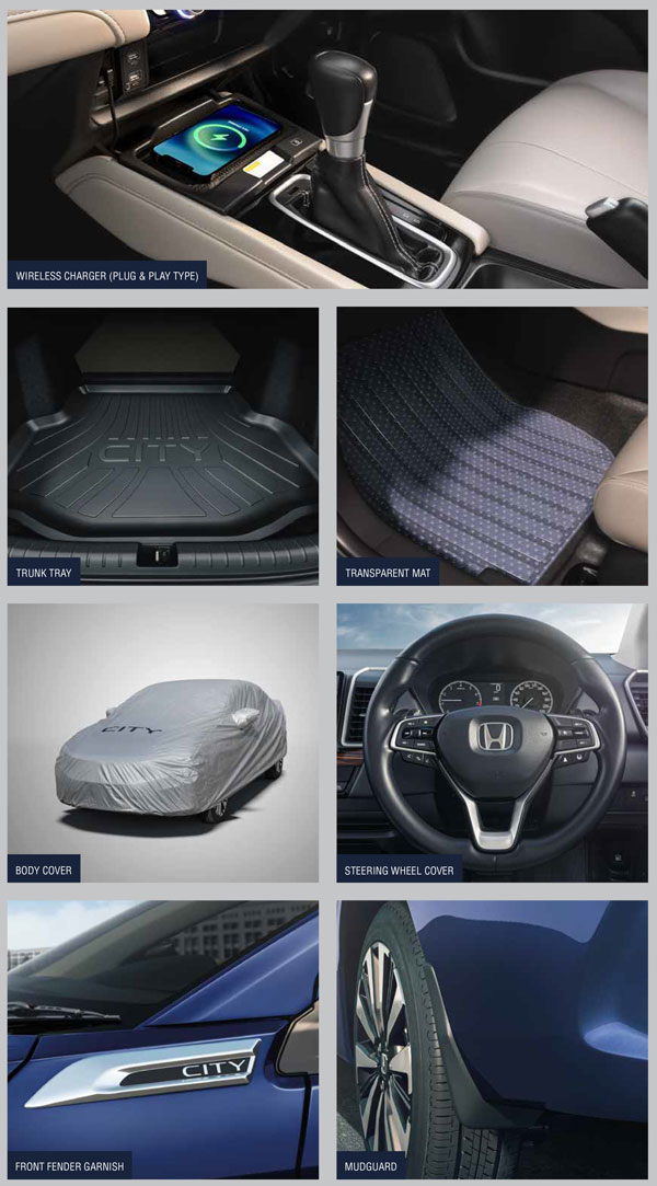 പുത്തൻ സിറ്റിയെ കൂടുതൽ മോടിയാക്കാം, ആക്‌സസറി പാക്കേജുമായി ഹോണ്ട