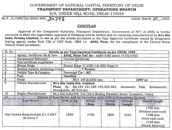 പുത്തൻ ഡീസൽ iMT -യും 5 -സീറ്റർ ബേസ് വേരിയന്റുകളുമായി കളം പിടിക്കാനൊരുങ്ങി കിയ കാരെൻസ്