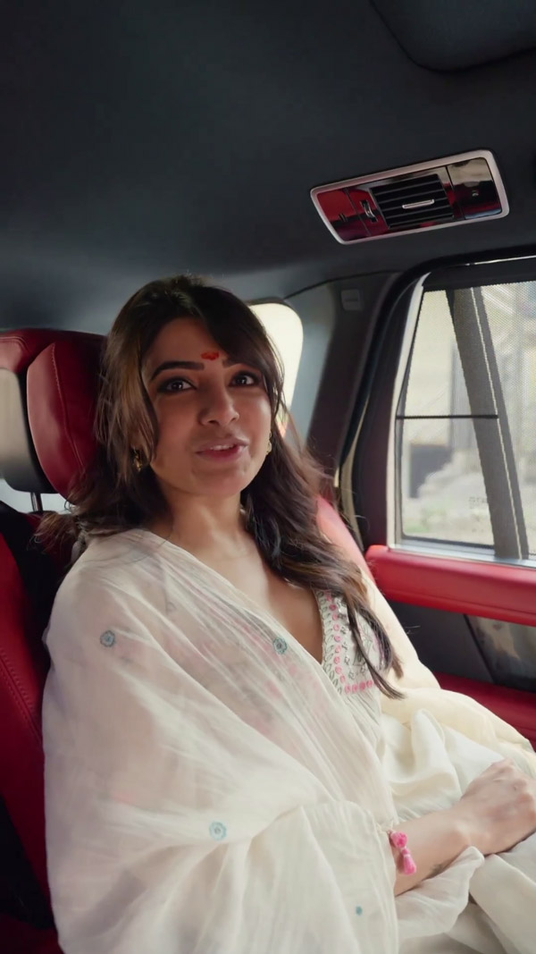 റേഞ്ച് റോവർ വോഗിൽ ക്ഷേത്ര ദർശനം നടത്തി താരസുന്ദരി