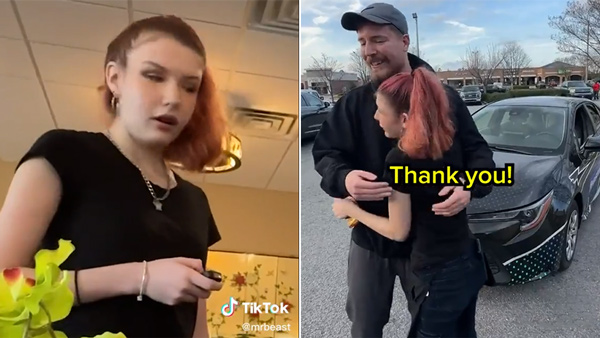 YouTuber gifts Toyota Corolla to waitress YouTuber gifts Toyota Corolla to waitress